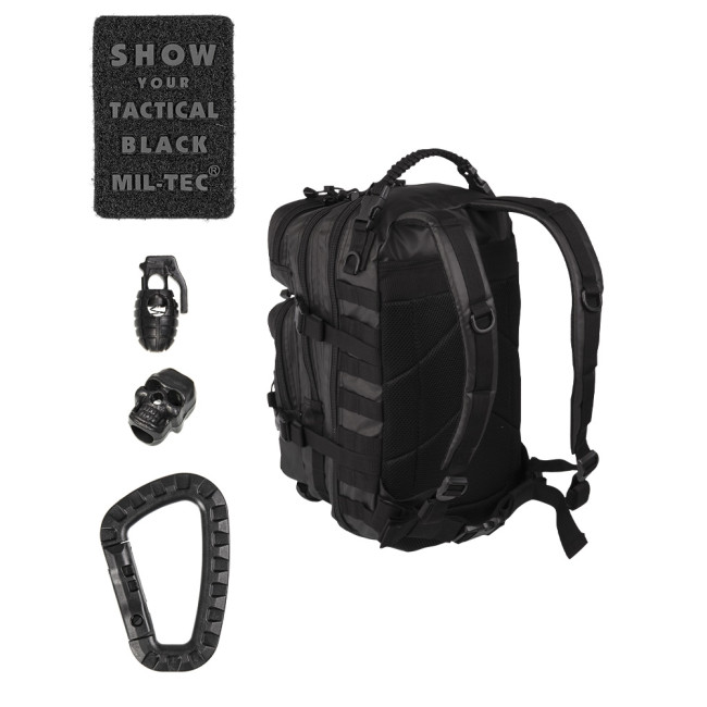 US ASS. PACK Taktischer Rucksack 20L Schwarz - Miltec
