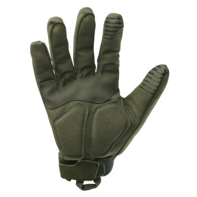 Gants d'intervention Alpha Vert OD - Kombat Tactical