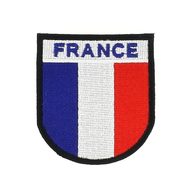 Écusson FRANCE contour Noir - Patrol