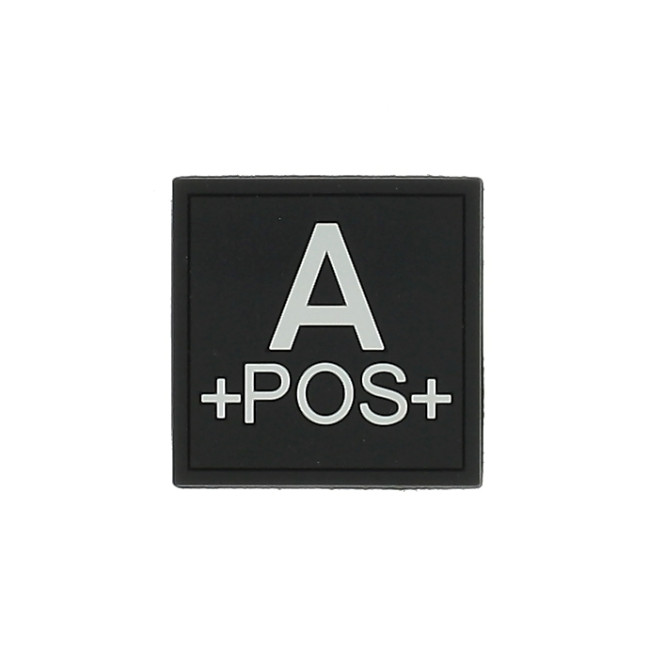 Patch siliconen A+ Zwart - Patrol