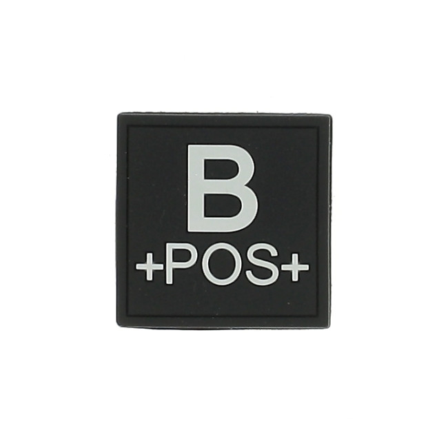 Patch silicone B+ Noir - Patrol