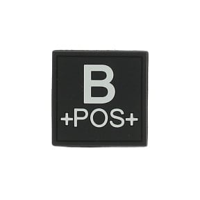Patch silicone B+ Noir - Patrol