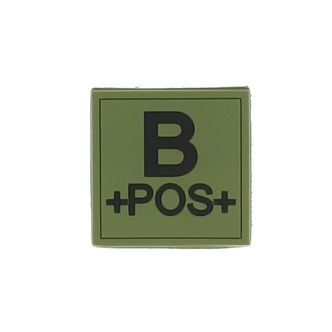 Patch silicone B+ Vert Armée - Patrol