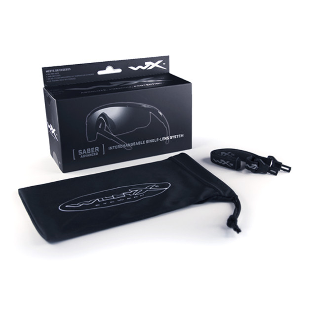 Bril Saber ADV Smoke Matte Black Frame - Wiley X