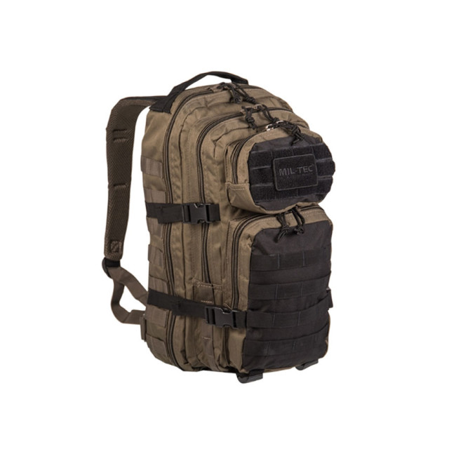 Sac à dos US Assault Pack petit ranger coyote/noir - Miltec