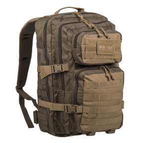 Sac à dos US Assault Pack LG vert/coyote - Miltec