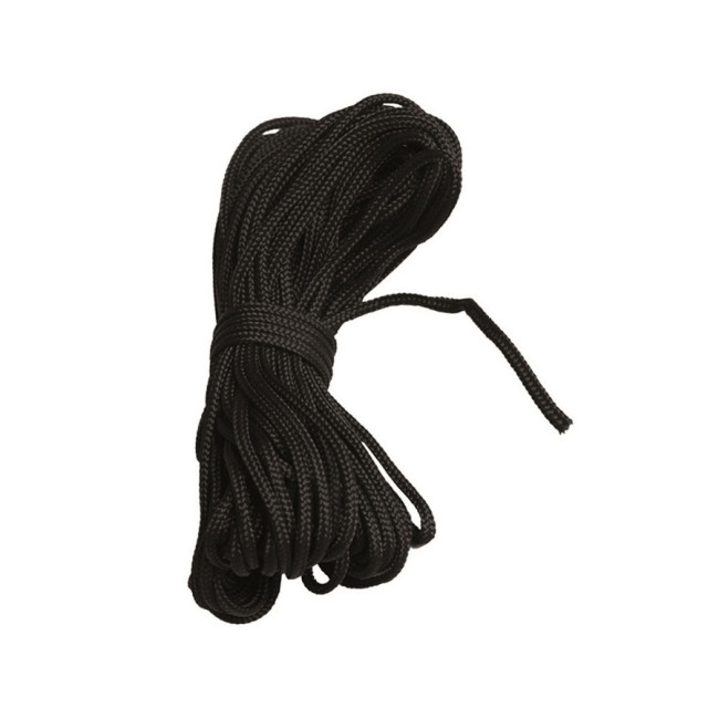 Sznur wielofunkcyjny 3 mm x 15 m czarny - Miltec