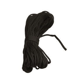 Mehrzweck-Seil 3 mmx15 m schwarz - Miltec