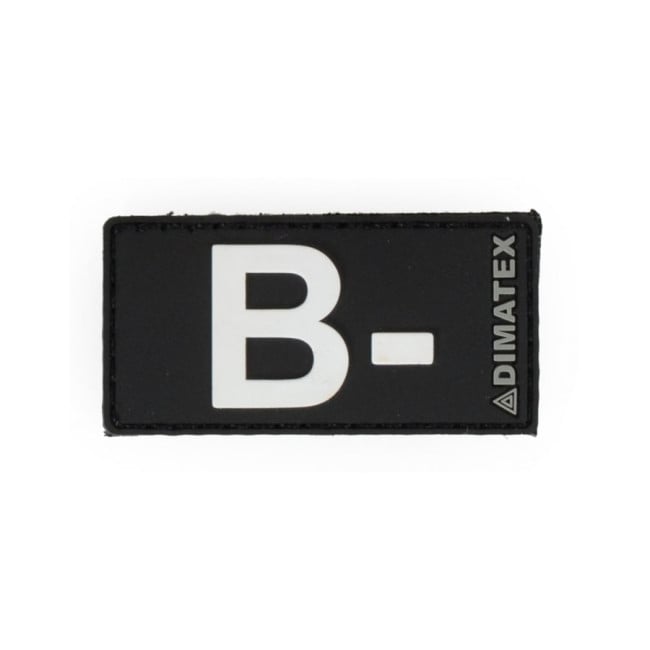 Patch groupe sanguin B- - Dimatex