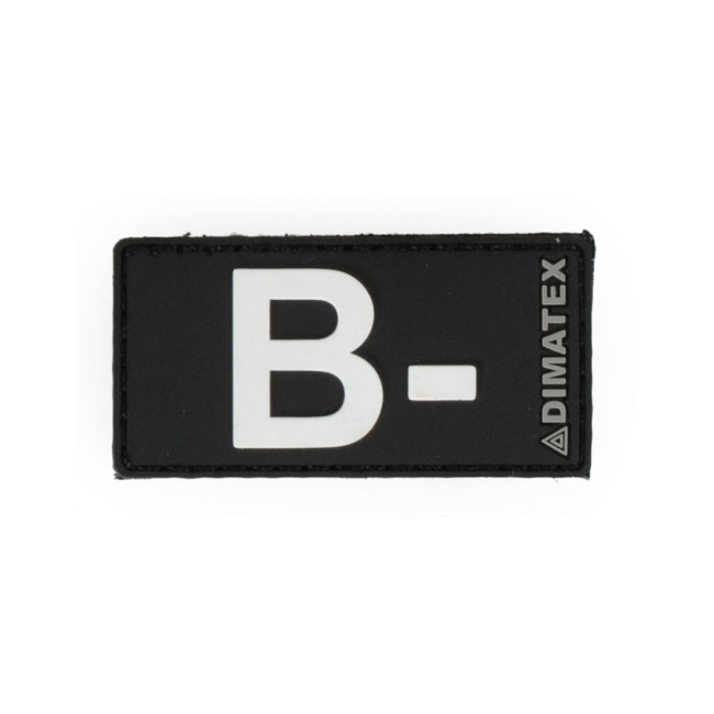 Patch groupe sanguin B- - Dimatex
