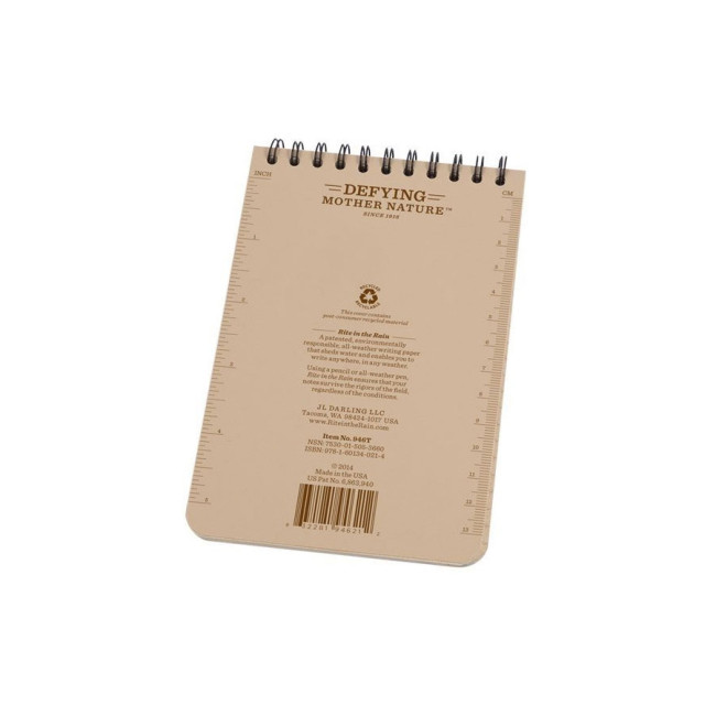 Notizbuch 10x15 sandfarben - Rite in the Rain