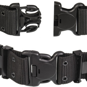 Ceinturon LC2 US avec boucle Duraflex noir - Miltec