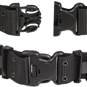 Ceinturon LC2 US avec boucle Duraflex noir - Miltec
