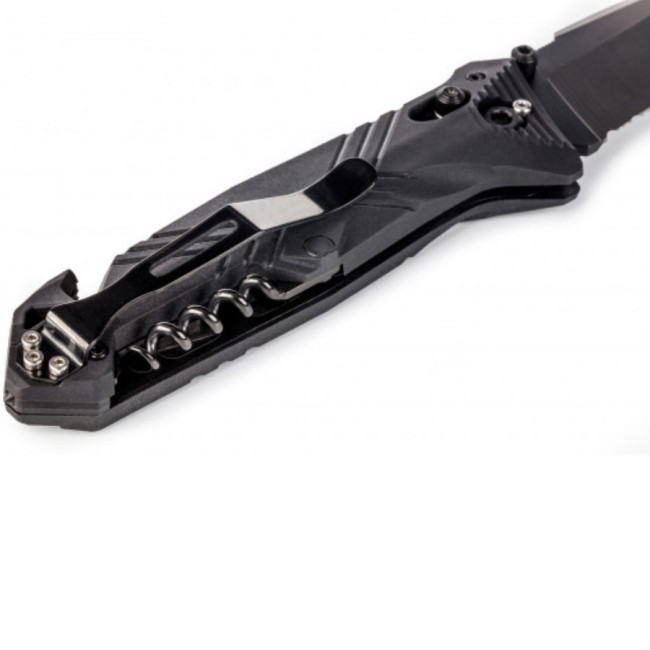 Taschenmesser Cac® mit Wellenschliff PA6 schwarz - TB Outdoor