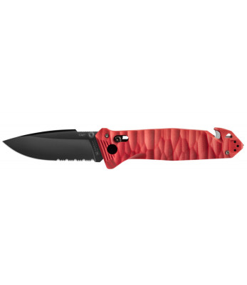 Couteau de poche Cac® S200 serration G10 rouge - TB Outdoor