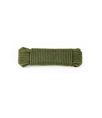 Drisse corde - 4 mm sur 15 m - vert olive - TOE Concept