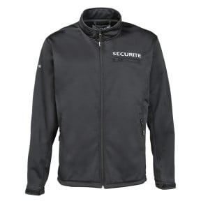 Blouson Softshell Wolf sécurité noir - CityGuard
