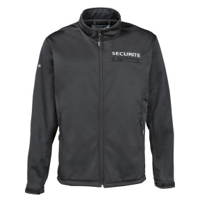 Softshell jas Wolf beveiliging zwart - CityGuard