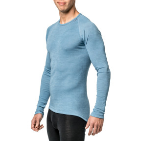 T-shirt lange mouwen Crewneck lite blauw - Woolpower