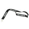 Tour de cou/Porte-badge SECURITE - Noir - Force Series