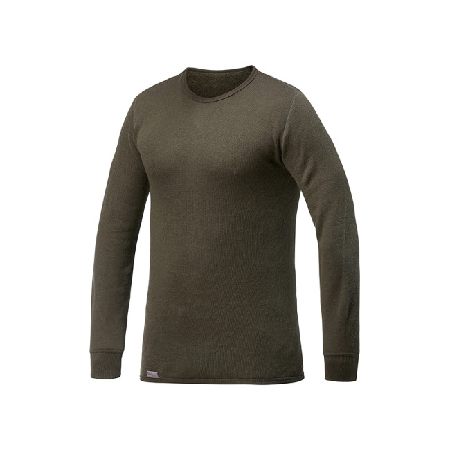 Tee-shirt manches longues Crewneck 200 vert - Woolpower
