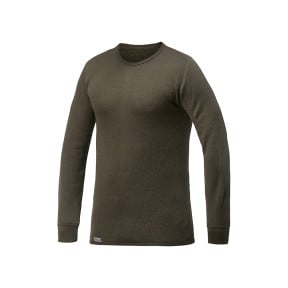 T-shirt lange mouwen Crewneck 200 groen - Woolpower