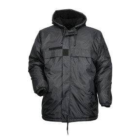 Coupe vent fourré imperméable noir