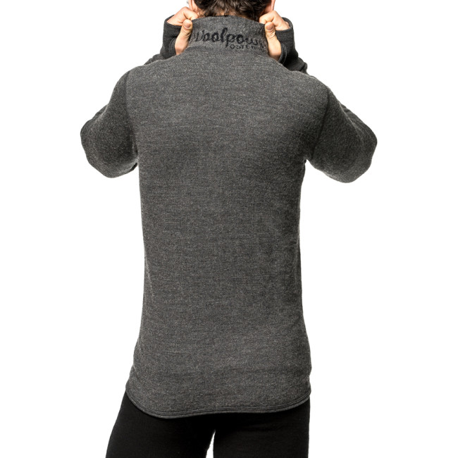 Full Zip Jacke 400 grau - Woolpower