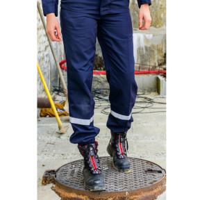 F1 Kermel broek zonder bies marine - VVS