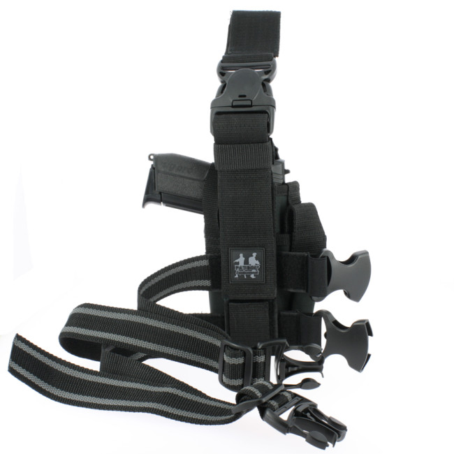 Holster tactical de cuisse Noir - Patrol
