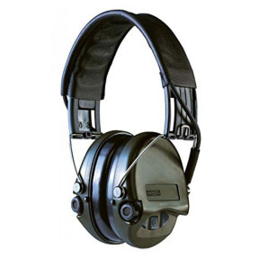 Casque anti-bruit suprême Pro-X serre-tête vert olive coussinets mousse - MSA