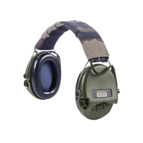 Gehörschutz mit Stoffkopfbügel Camo Suprême Pro-X (SNR: 25dB) - Olivgrün - MSA Sordin