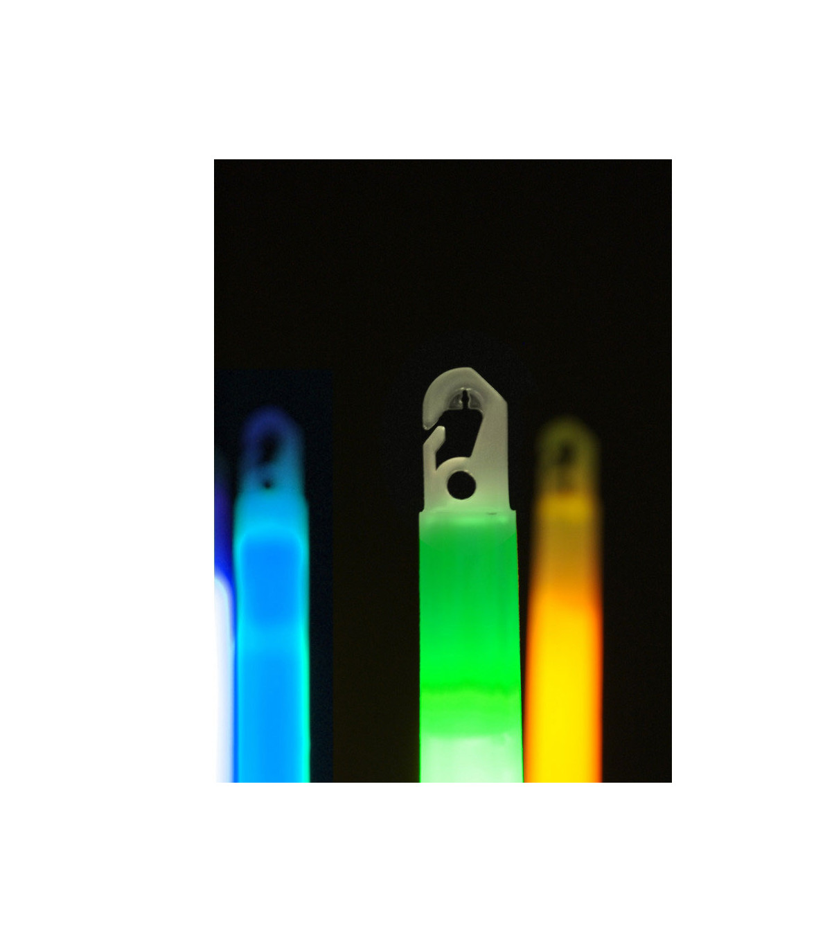 Bâton lumineux ChemLight 15 cm - 12 heures - ORANGE - CYALUME