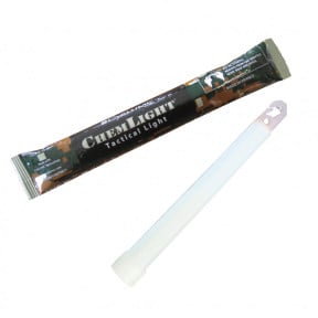 Leuchtstab Chemlight 15 cm - 8 Stunden - weiß - Cyalume
