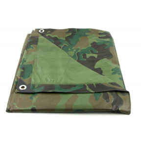 Bâche multi-usages réversible 3,6 x 5 m - TOE