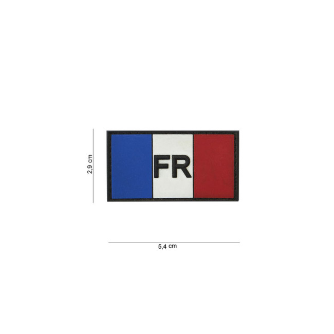 Patch 3D en PVC : petit drapeau français - Van OS Imports B.V.