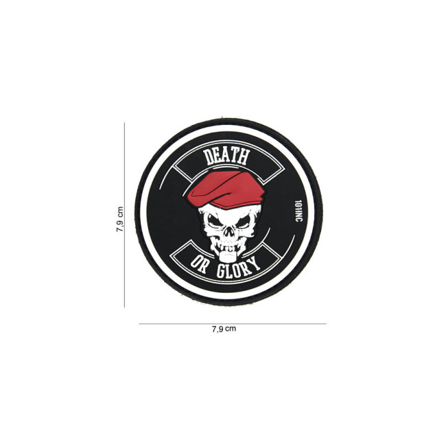 Naszywka 3D z PVC "Death or Glory" - Van OS Imports B.V.