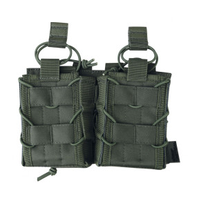 Dubbele magazijnhouder delta olijfgroen - Kombat Tactical