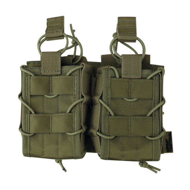 Dubbele magazijnhouder delta coyote - Kombat Tactical