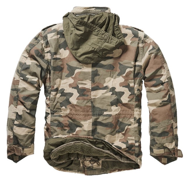 Veste militaire M65 Giant camouflage woodland - Brandit