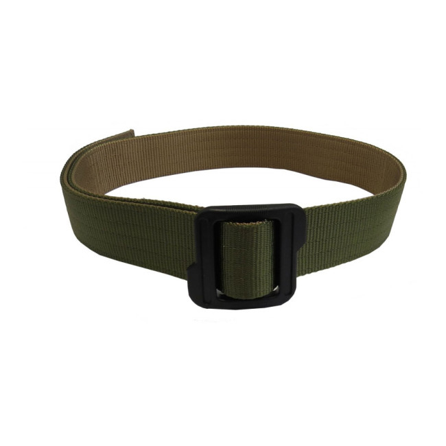 Ceinture réversible vert olive/coyote - Cytac