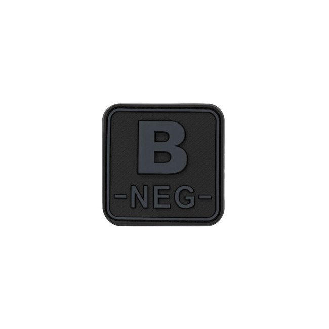Patch carré groupe sanguin B- blackops - JTG