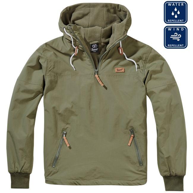 Coupe Vent polaire Luke Vert Olive - Brandit