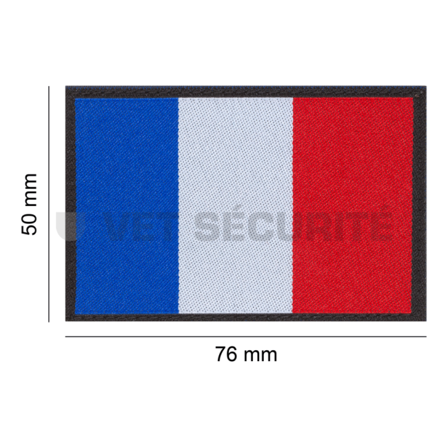 Gewebter Patch französische Flagge - ClawGear