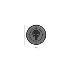 Patch 3D cible avec The Punisher gris - 101 Inc
