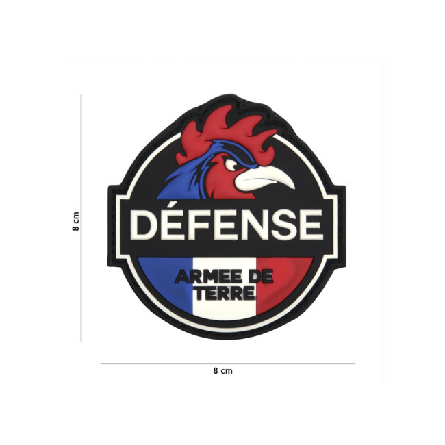 Patch circulaire armée de terre en PVC - 101 Inc