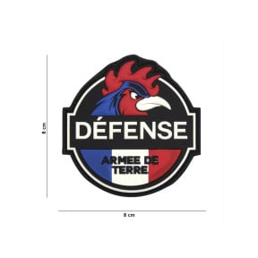 Patch circulaire armée de terre en PVC - 101 Inc