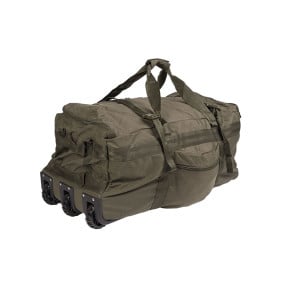 Saco comando com rodas 118L verde-oliva - Miltec
