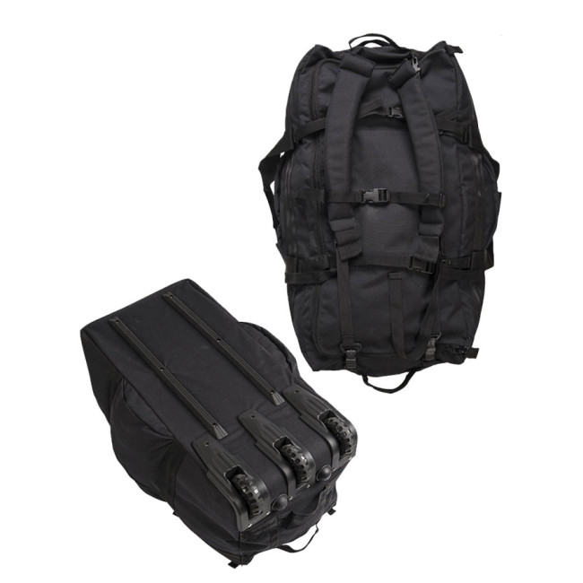 Sac commando à roulettes 118L noir - Miltec