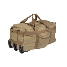 Sac commando à roulettes 118L vert olive - Miltec